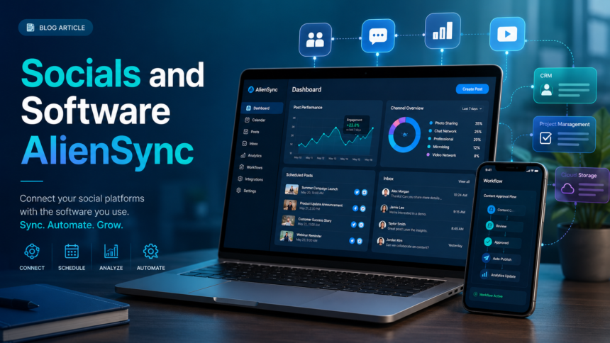 Socials and Software AlienSync